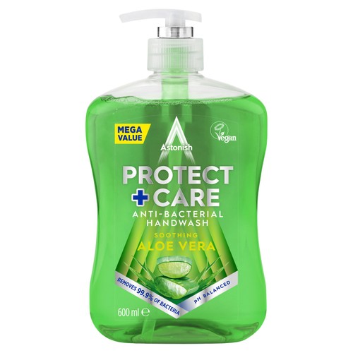 Astonish Protect & Care Anti Bacterial Handwash Aloe Vera 
