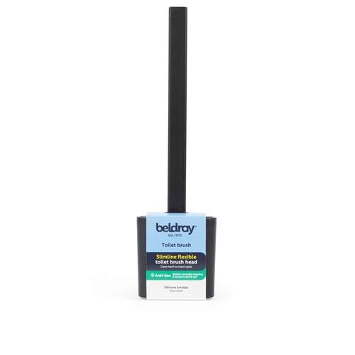 Beldray Anti-Bac Slimline Toilet Brush Black