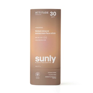 ATTITUDE Sunly - Sunscreen Stick - Tinted - Unscented - 30 SPF