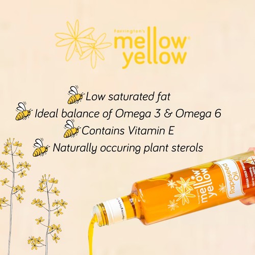 Farringtons Mellow Yellow Cold Pressed Rapeseed Oil