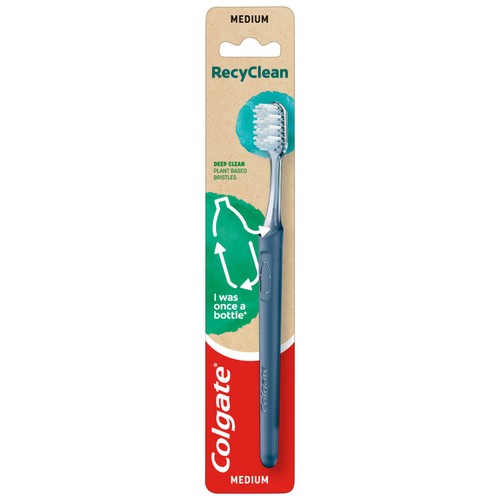 Colgate Recyclean Medium Manual Toothbrush 