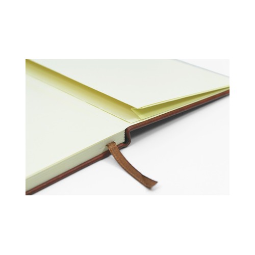 Sinclairs Silvine A4 Executive Soft Feel Notebook, 160 Pages, Tan