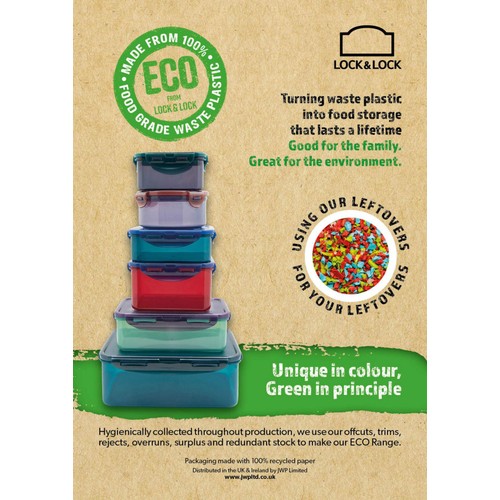 LocknLock Eco Rectangular Container 850ml