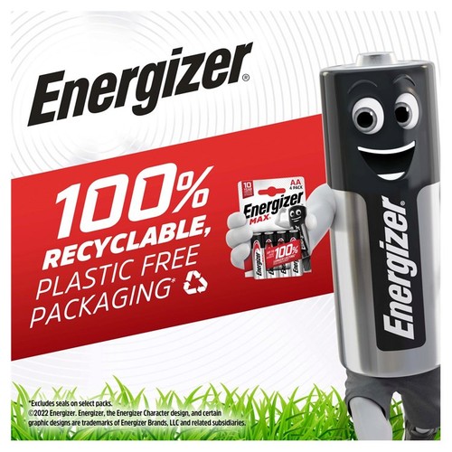 Energizer Max AA Batteries, Alkaline