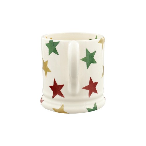 Emma Bridgewater Red, Green and Gold Stars 1/2 Pint Mug