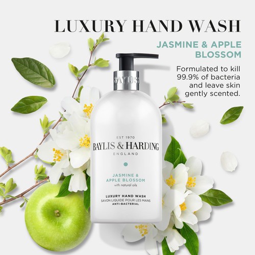 Baylis & Harding Jasmine & Apple Blossom Antibacterial Hand Wash