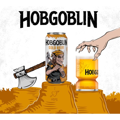 Hobgoblin Gold Ale Beer Cans 