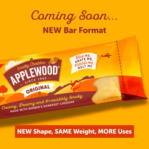 Smoke Flavoured Ilchester Applewood Cheddar