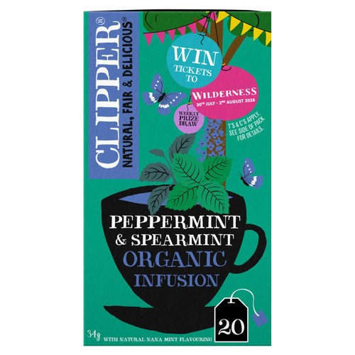 Clipper Peppermint & Spearmint Organic Tea Bags