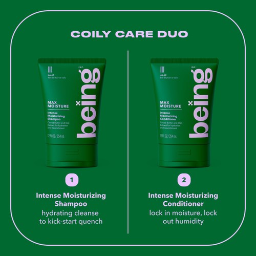 Being MAX MOISTURE Intense Moisturising Shampoo