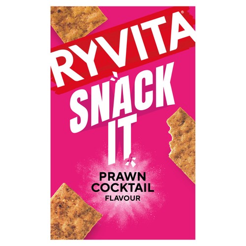 Ryvita Snack It Thins Prawn Cocktail Flatbread Snacks