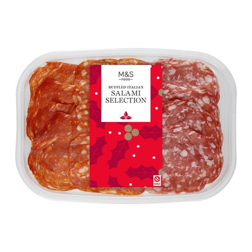 M&S Ruffled Italian Salami Platter