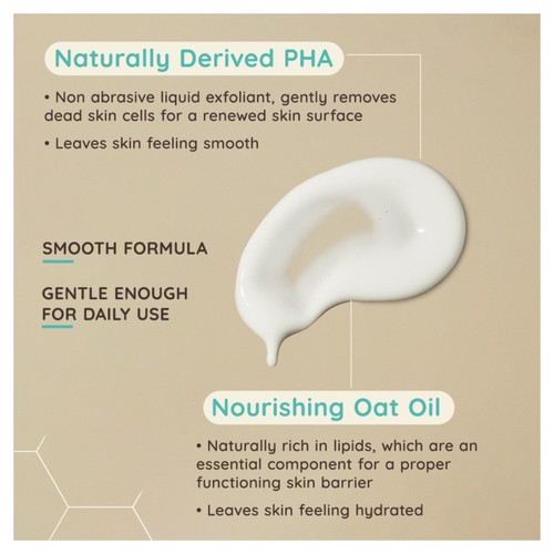 Aveeno Face Calm+Restore Gentle PHA Exfoliating Face Cleanser