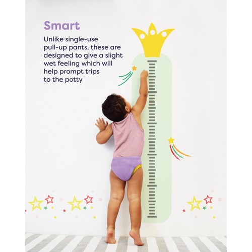 Bambino Mio, Reusable Potty Training Pants, 3 Pack, BOLD, 2-3 years