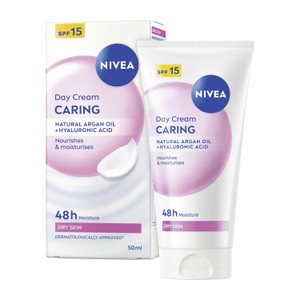 NIVEA Day Cream Face Moisturiser for Dry & Sensitive Skin SPF15