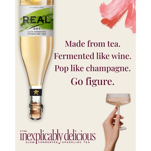 REAL Dry Slow Fermented Sparkling Tea