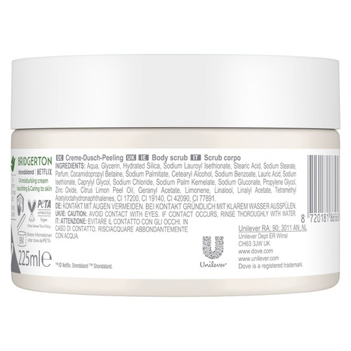 Dove Bridgerton Love & Meadows Body Scrub Jar