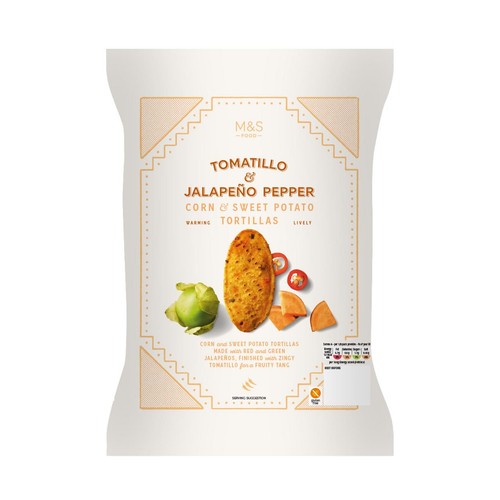 M&S Tomatillo & Jalapeno Sweet Potato Tortillas