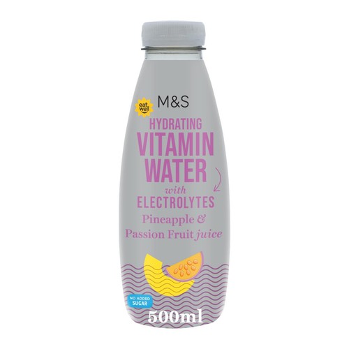 M&S Hydrating Pineapple & Passionfruit Vitamin Water