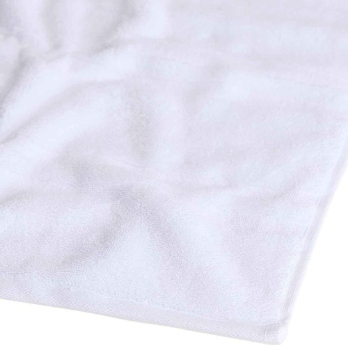M&S Luxury Egyptian Cotton Striped Hand Towel, White