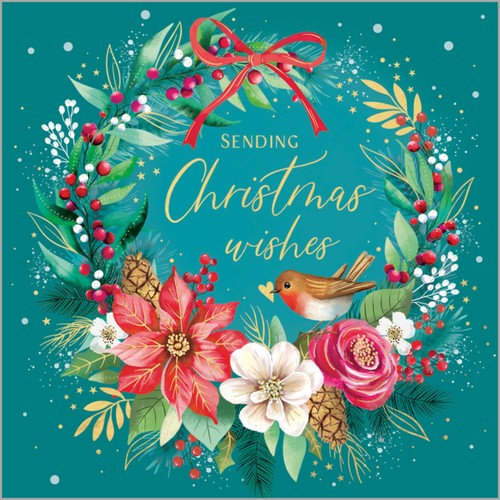 Wreath Charity Christmas Card Pack