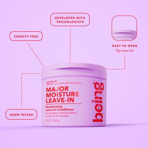 Being MAJOR MOISTURE Moisturising Leave-In Conditioner