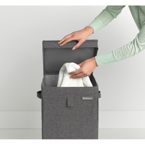 Brabantia 35 Litre Black Stackable Laundry Box