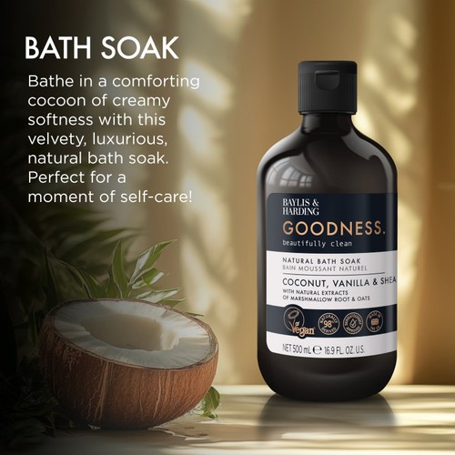 Baylis & Harding Goodness Coconut, Vanilla & Shea Bath Soak