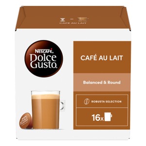 Nescafe Dolce Gusto Cafe Au Lait Coffee Pods x 16