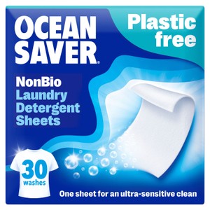 OceanSaver Eco Laundry Detergent Sheets Non Bio 30 Washes