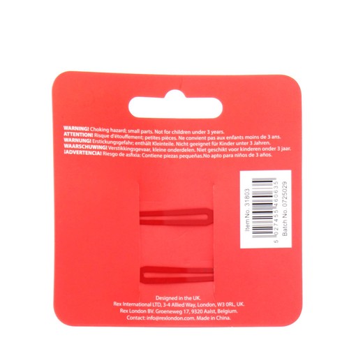 Rex London Glitter Hair Clips Cherry