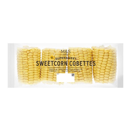 M&S 4 Sweetcorn Cobettes