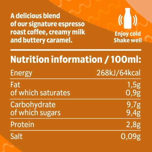 Starbucks Frappuccino Caramel Flavoured Milk Iced Coffee