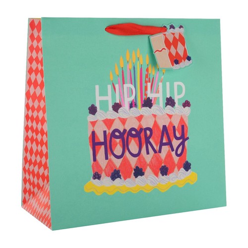 M&S Hip Hip Hooray Birthday Large Gift Bag
