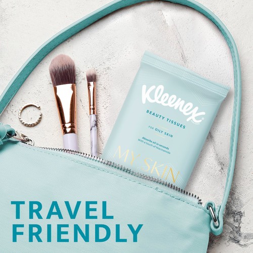 Kleenex MySkin Pocket Beauty Tissues - Oily skin