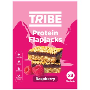 Tribe Plant Protein Flapjack Choc Peanut 3 X 38G