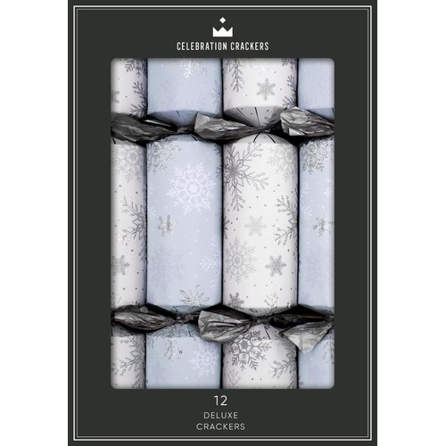 Icy Snowflake Christmas Crackers FSCTM Mix