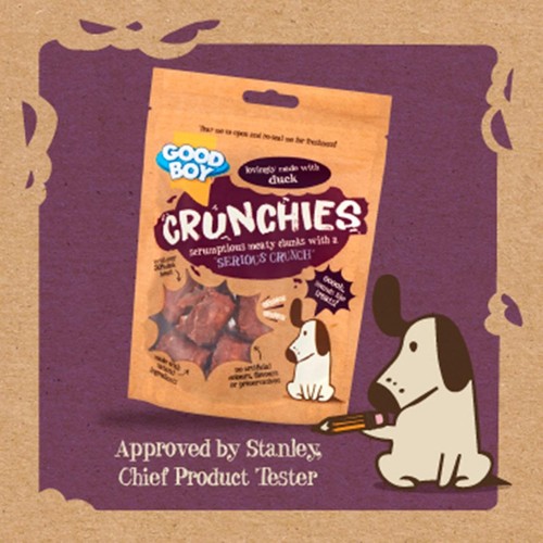 Good Boy Crunchies Duck Reward Dog Treats
