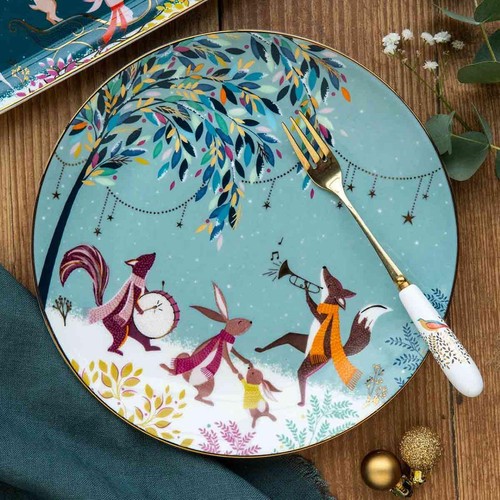 Sara Miller Portmeirion Fine China Woodland Tales Plates
