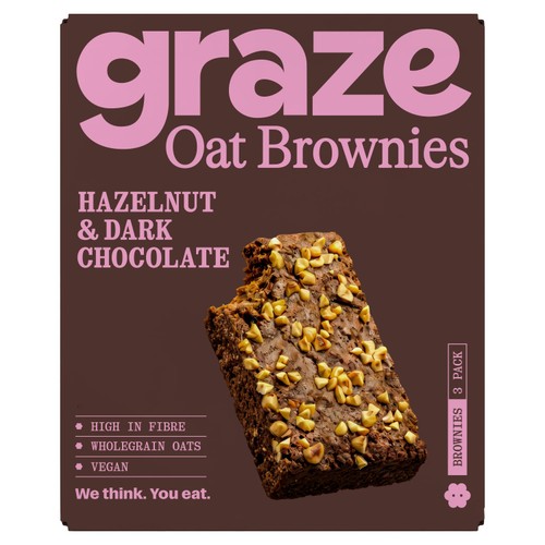 Graze Dark Chocolate & Hazelnut Brownie
