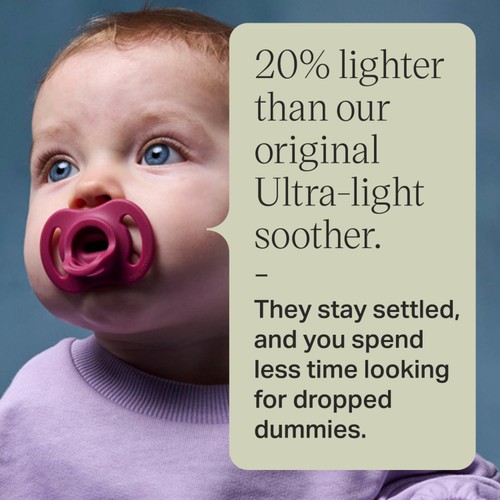 Tommee Tippee Ultra Light Soothers 0-6m Neutral