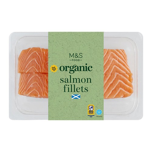 M&S Organic 2 Salmon Fillets