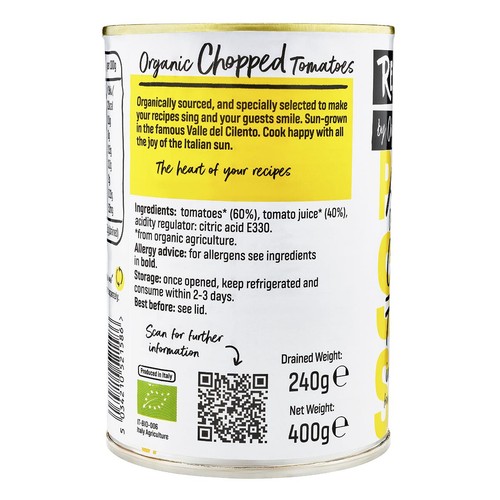 Realfoods Organic Chopped Tomatoes