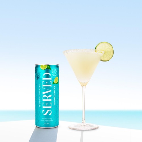 Served Margarita 8% Can