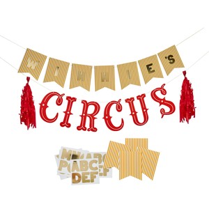Circus Customisable Card Banners