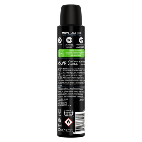 Sure Men Antiperspirant Deodorant Invisible Ice Aerosol