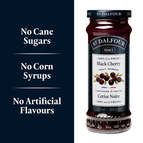 St Dalfour Black Cherry Fruit Spread