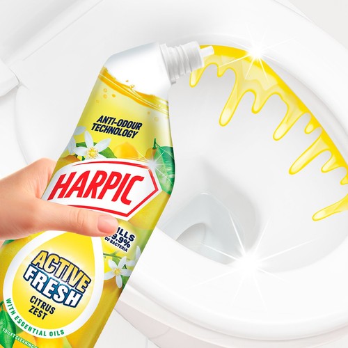 Harpic Active Fresh Citrus Toilet Cleaner Gel