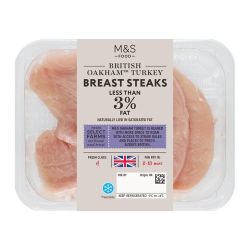 M&S British Turkey Breast Steaks
