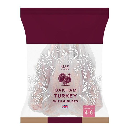 M&S Oakham Turkey with Giblets